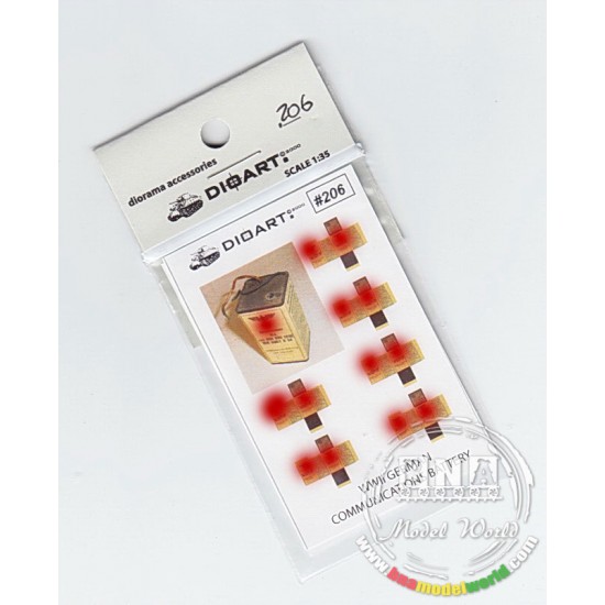 1/35 WWII German Communications Batteries (x2 Cardboard sheets)