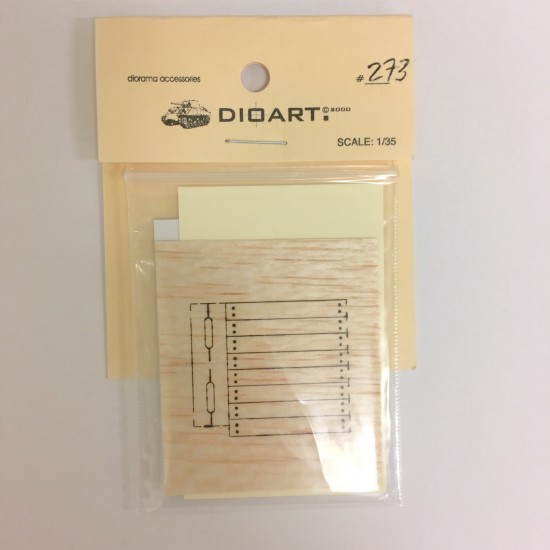 1/35 Small Wooden Pallet (laser cut) 
