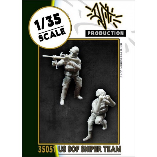 1/35 US Special Operations Forces (SOF) Sniper Team with Equipment
