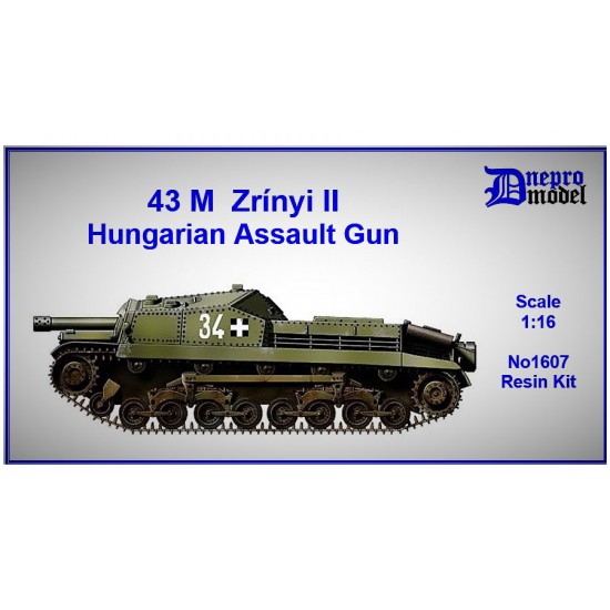 1/16 WWII Hungarian 43M Zrinyi II Assault Gun Resin Kit