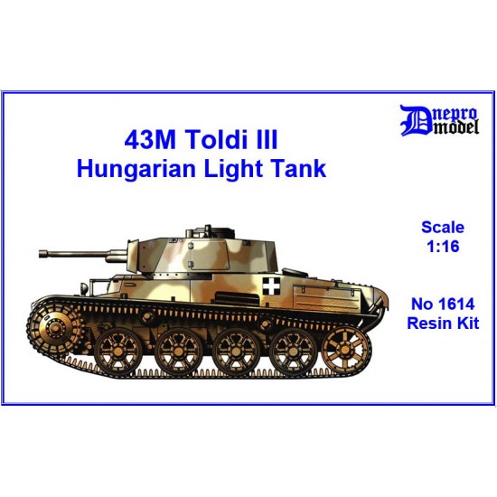1/16 WWII Hungarian 43M Toldi III Light Tank Resin Kit