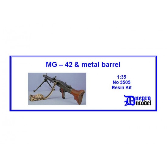 1/35 MG-42 & Metal Barrel Resin Kit