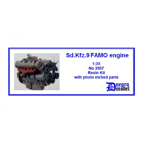 1/35 SdKfz.9 FAMO Engine Resin Kit