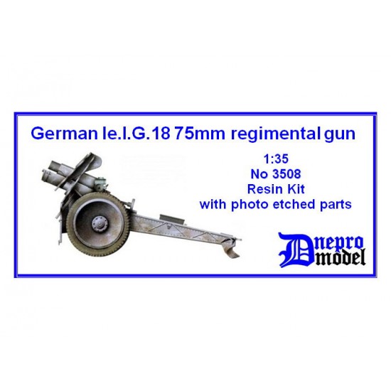 1/35 WWII German le.I.G.18 75mm Regimental Gun Resin Kit