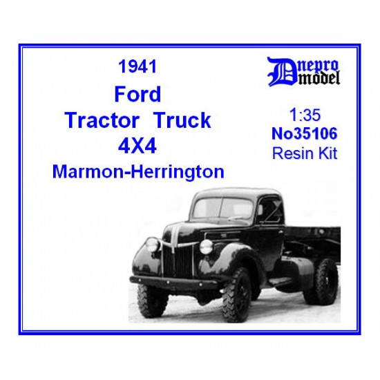 1/35 1941 Ford Tractor Truck 4x4 Marmon - Herrington Resin Kit