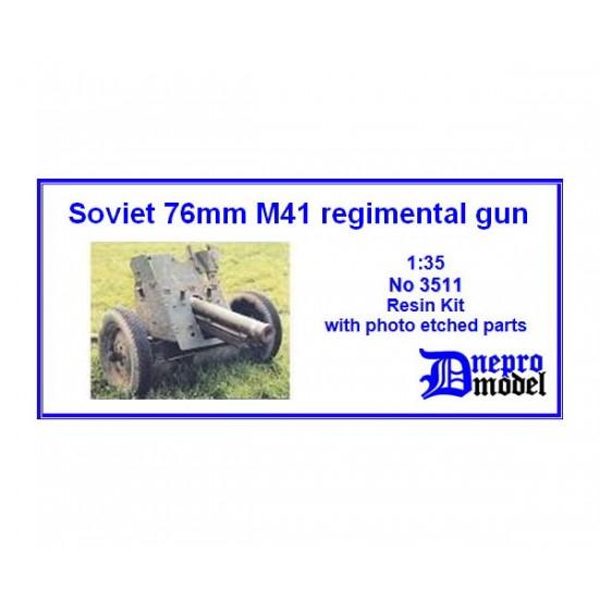 1/35 WWII Soviet 76mm M41 Regimental Gun Resin Kit