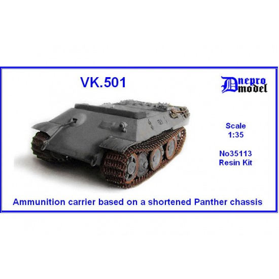 1/35 VK.501 Ammunition Carrier Based On A Shortened Panther Chassis Resin Kit