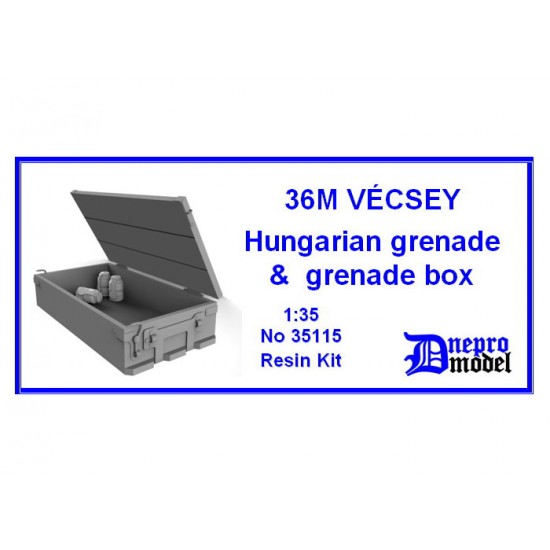 1/35 WWII 36M Vecsey Hungarian Grenade & Grenade Box