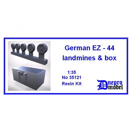 1/35 WWII German EZ-44 Landmines and Box