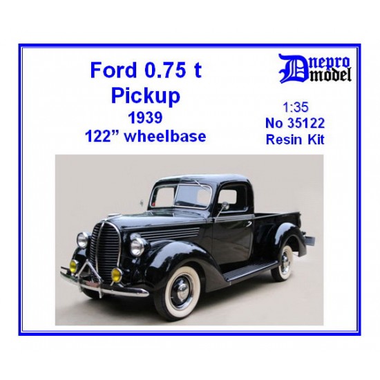 1/35 1939 Ford 0.75 ton Pickup 122" Wheelbase Resin Kit