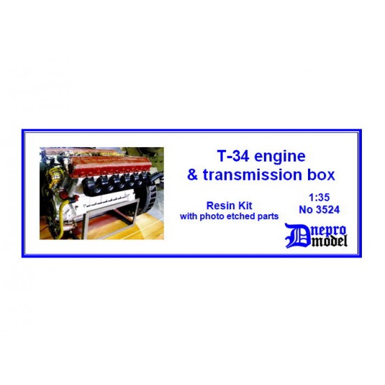 1/35 T-34 Engine & Transmissions Box