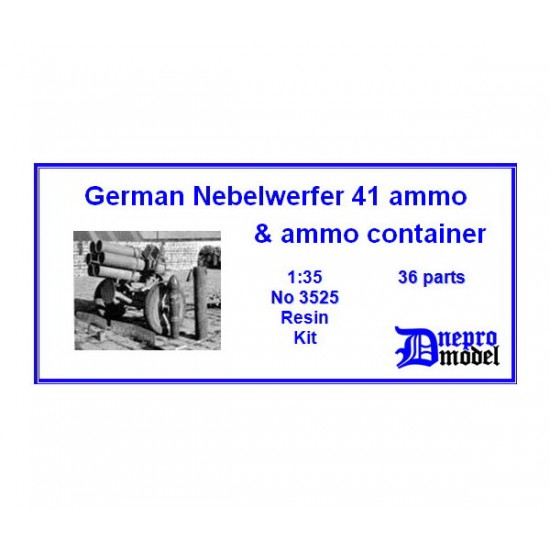 1/35 WWII German Nebelwerfer 41 Ammo & Ammo Container