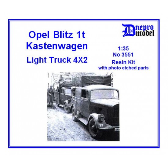1/35 Opel Blitz 1T Kastenwagen Resin Kit