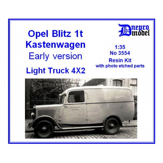 1/35 Opel Blitz 1T Kastenwagen Early Version Resin Kit