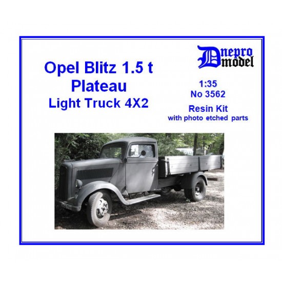 1/35 Opel Blitz 1.5t Plateau Light Truck 4x2 Resin Kit