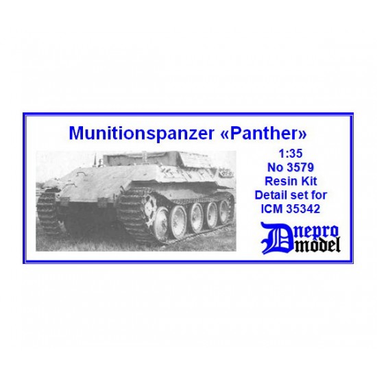 1/35 WWII Munitionspanzer "Panther" Detail Set for ICM kit #35342