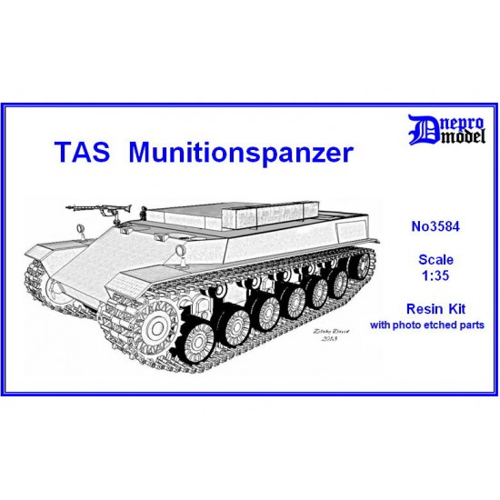 1/35 WWII TAS Munitionspanzer Resin Kit
