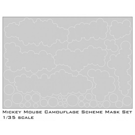 1/35 Mickey Mouse Camouflage Scheme Paint Masks