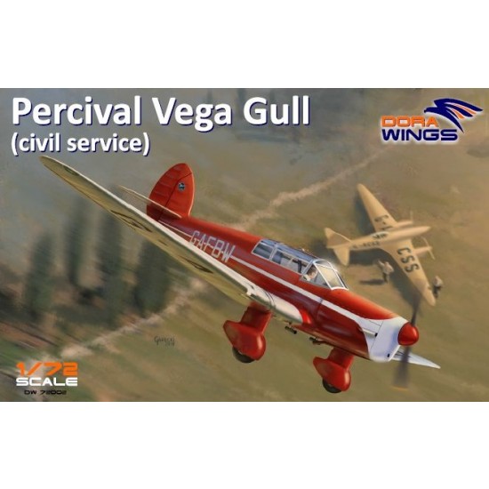 1/72 Percival Vega Gull (civil registration)