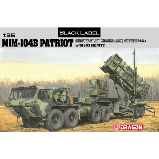 1/35 MIM-104B Patriot Surface-To-Air Missile (SAM) System PAC-1 w/M983 HEMTT [Black Label]