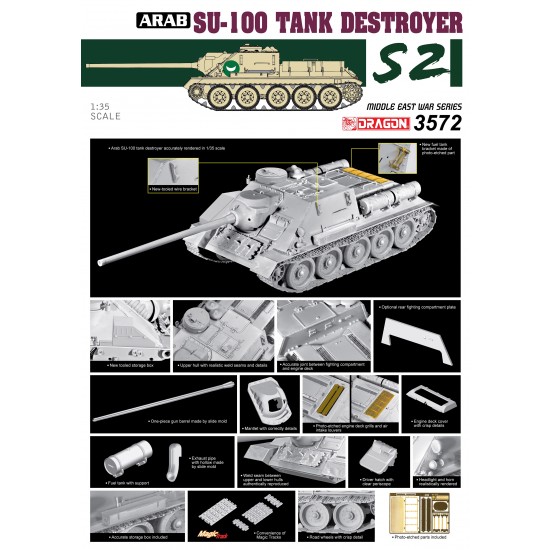 1/35 Egyptian Su-100 Tank Destroyer - "The Six-Day War" 50th Anniversary Edition