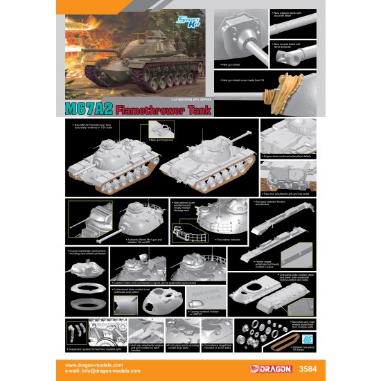 1/35 US M67A2 Flamethrower Tank