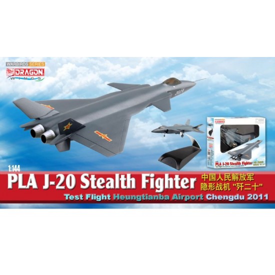 1/144 PLA J-20 Stealth Fighter Test Flight Heungtianba Airport Chengdu 2011