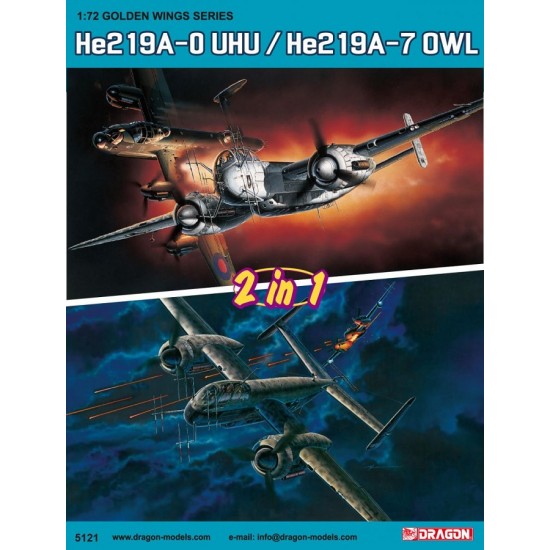 1/72 Heinkel He 219A-0 UHU / He 219A-7 OWL [2in1]