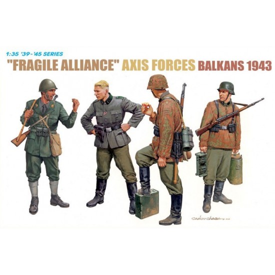 1/35 "Fragile Alliance" Axis Forces, Balkan 1943 (4 Figures)