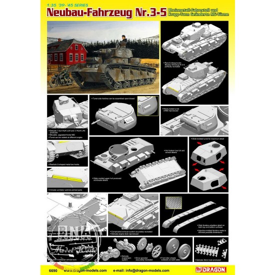 1/35 Neubau-Fahrzeung Nr.3-5