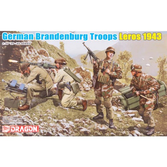 1/35 WWII German Brandenburg Troops, Leros 1943 (4 Figures)