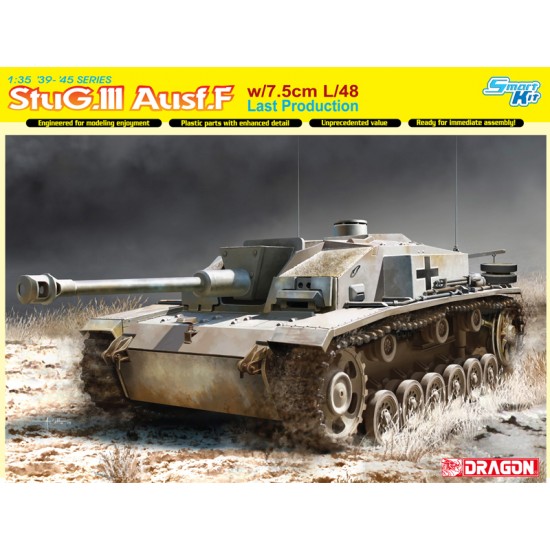 1/35 WWII StuG.III Ausf.F w/7.5cm L/48 Last Production [Smart Kit]