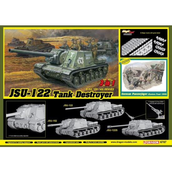 1/35 JSU-122 Tank Destroyer (3in1)