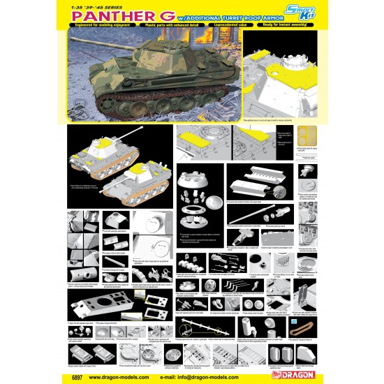 1/35 Panther Ausf G Late Production w/Add-on Anti-Aircraft Armour