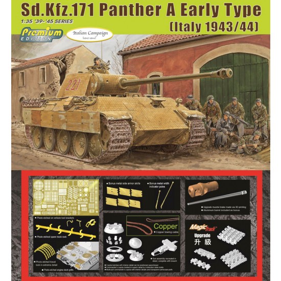 ITALERI - Maquette à assembler et à peindre - Sd.Kfz.171 Panther - 1/35 - ITA ITALERI - Maquette à assembler et à peindre - Sd.Kfz.171 Panther - 1/35 - ITA