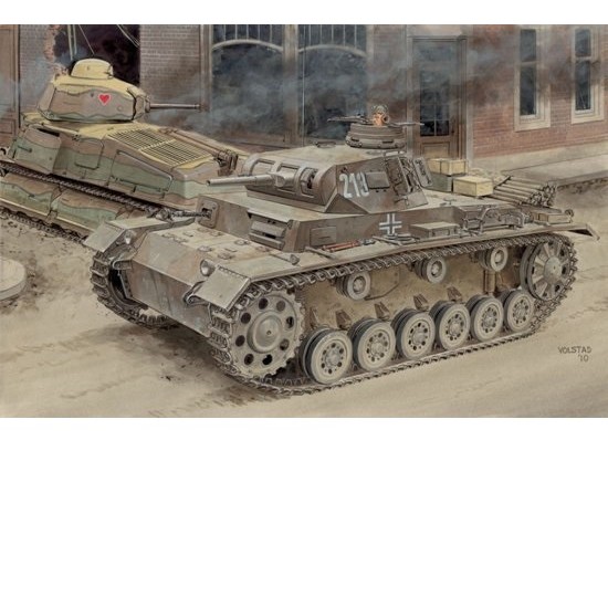 1/35 PzKpfw.III Ausf.E/F [Smart Kit] (2 in 1)
