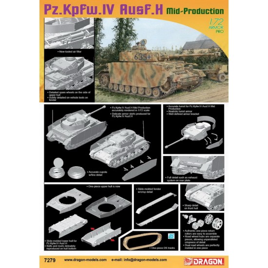 1/72 PzKpfw.IV Ausf.H Mid Production