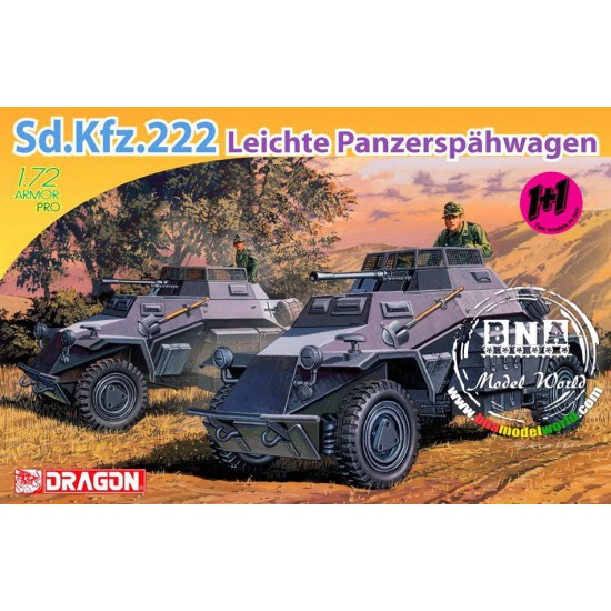 1/72 Sdkfz.222 Leichte Panzerspahwagen