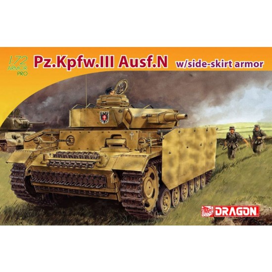 1/72 PzKpfw.III Ausf.N w/side-skirt armour