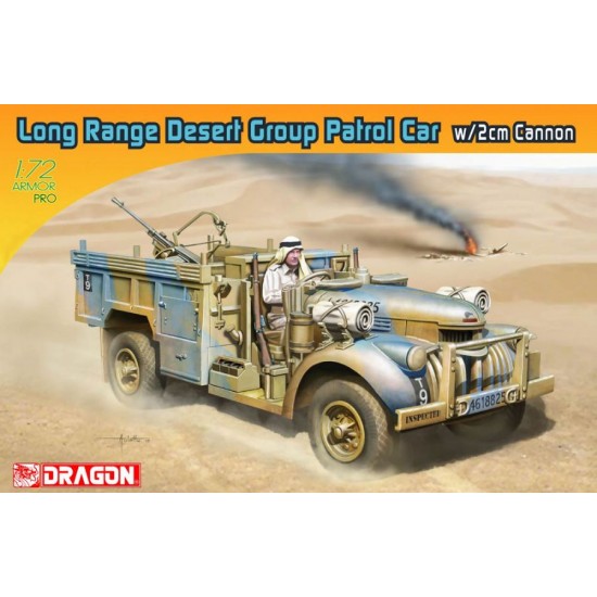 1/72 Long Range Desert Group Patrol Car w/2cm Gun