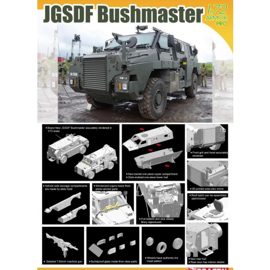 1/72 JGSDF Bushmaster Protected Mobility Vehicle