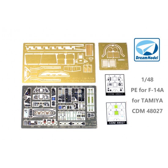 1/48 Grumman F-14A Tomcat Cockpit Detail Set for Hasegawa kits