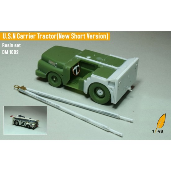 1/48 USN Carrier Tractor Short Version (Including Tow bar, Wheel chock)