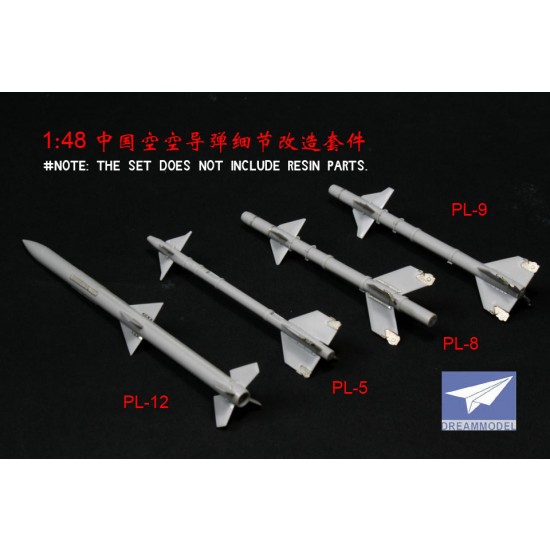 1/48 China PLA AAMs Detail set for Trumpeter kits