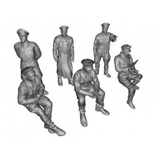 1/35 WWII German Officers Set #2 (6 figures)