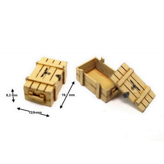 1/35 Wooden Box #1 (Wooden Handles)
