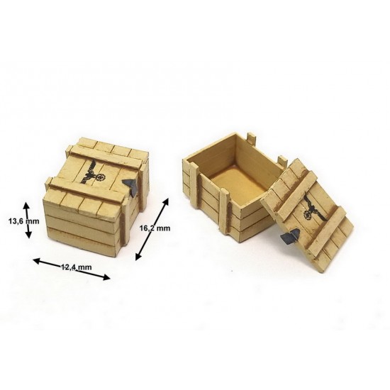 1/35 Wooden Box #3 (No Handles)