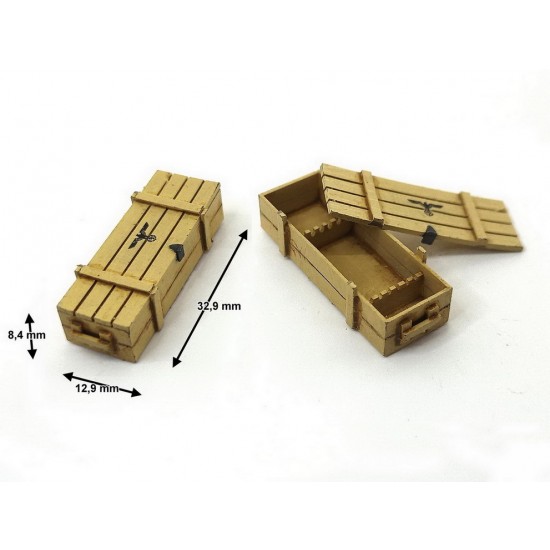 1/35 Wooden Box #5 (Wooden Handles)