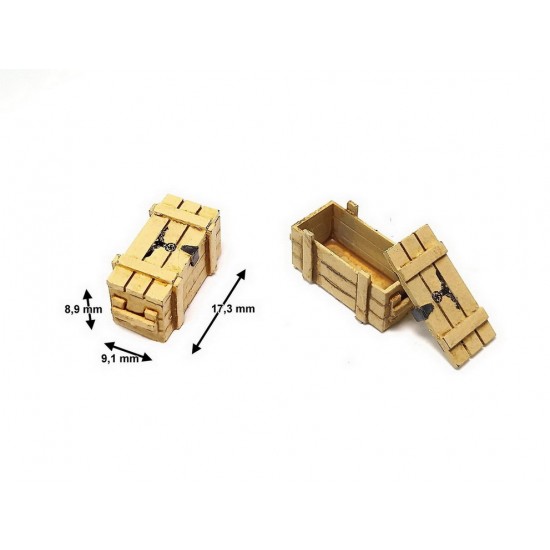 1/35 Wooden Box #7 (Wooden Handles)