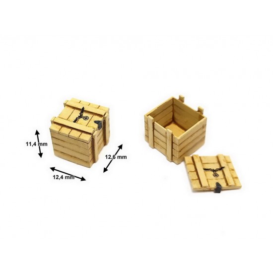 1/35 Wooden Box #8 (No Handles)